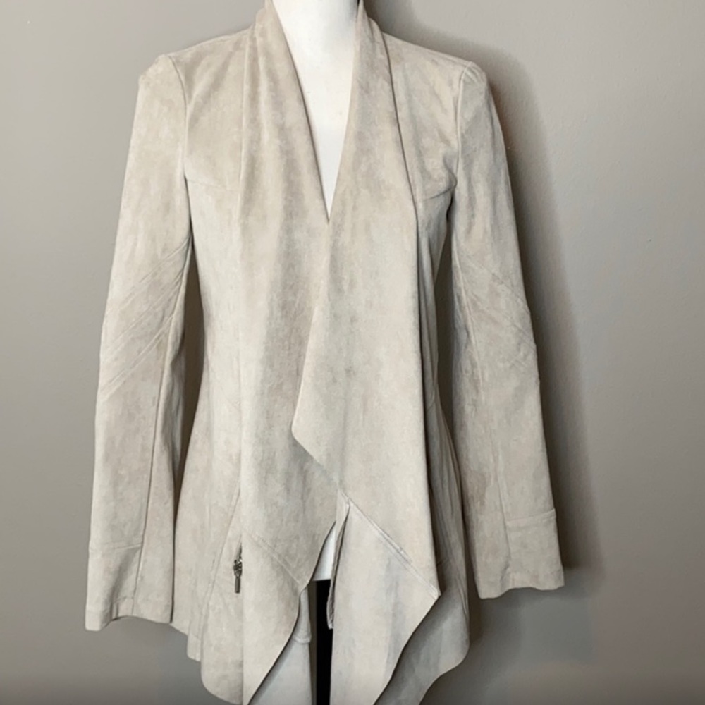 Vakko Sport Faux Suede Jacket